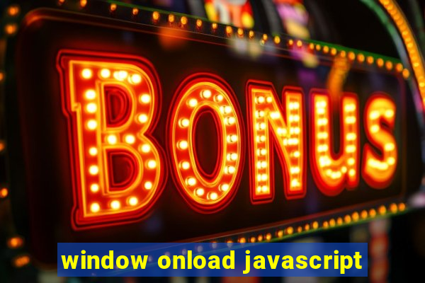 window onload javascript